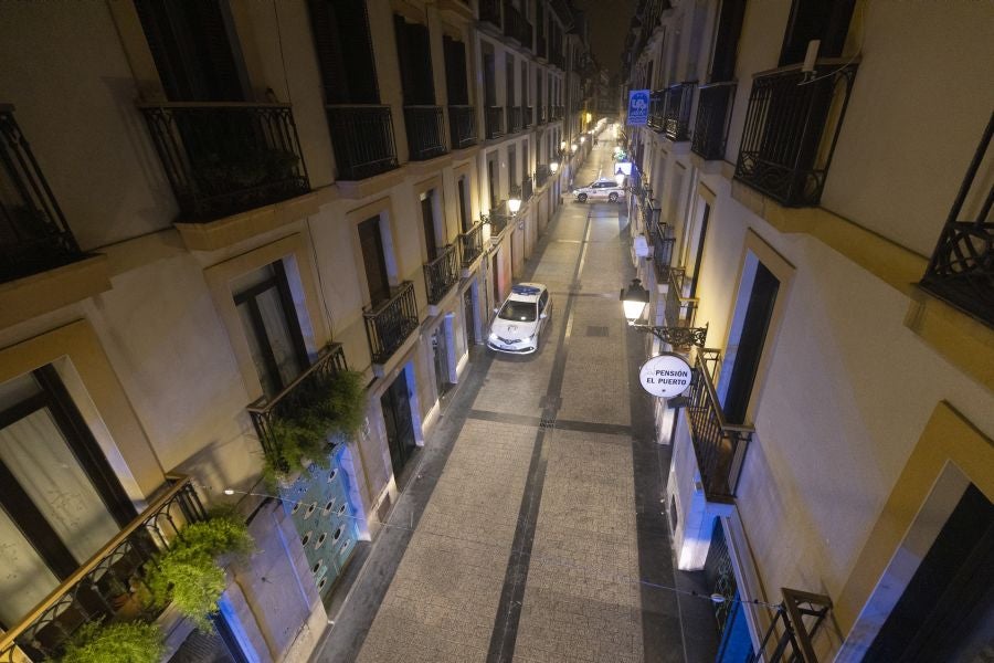 Fotos: Incendio en un mesón de la Parte Vieja