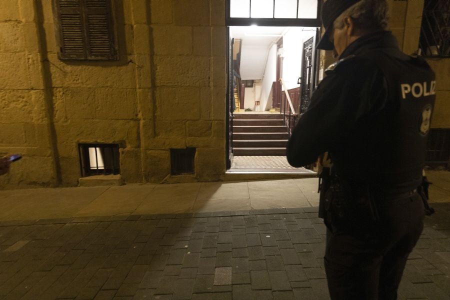 Fotos: Incendio en un mesón de la Parte Vieja