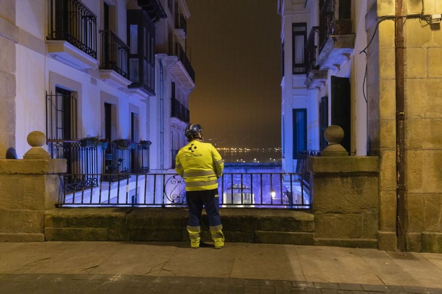 Fotos: Incendio en un mesón de la Parte Vieja
