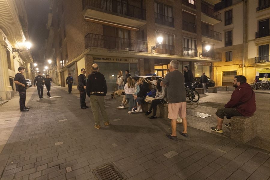 Fotos: Incendio en un mesón de la Parte Vieja