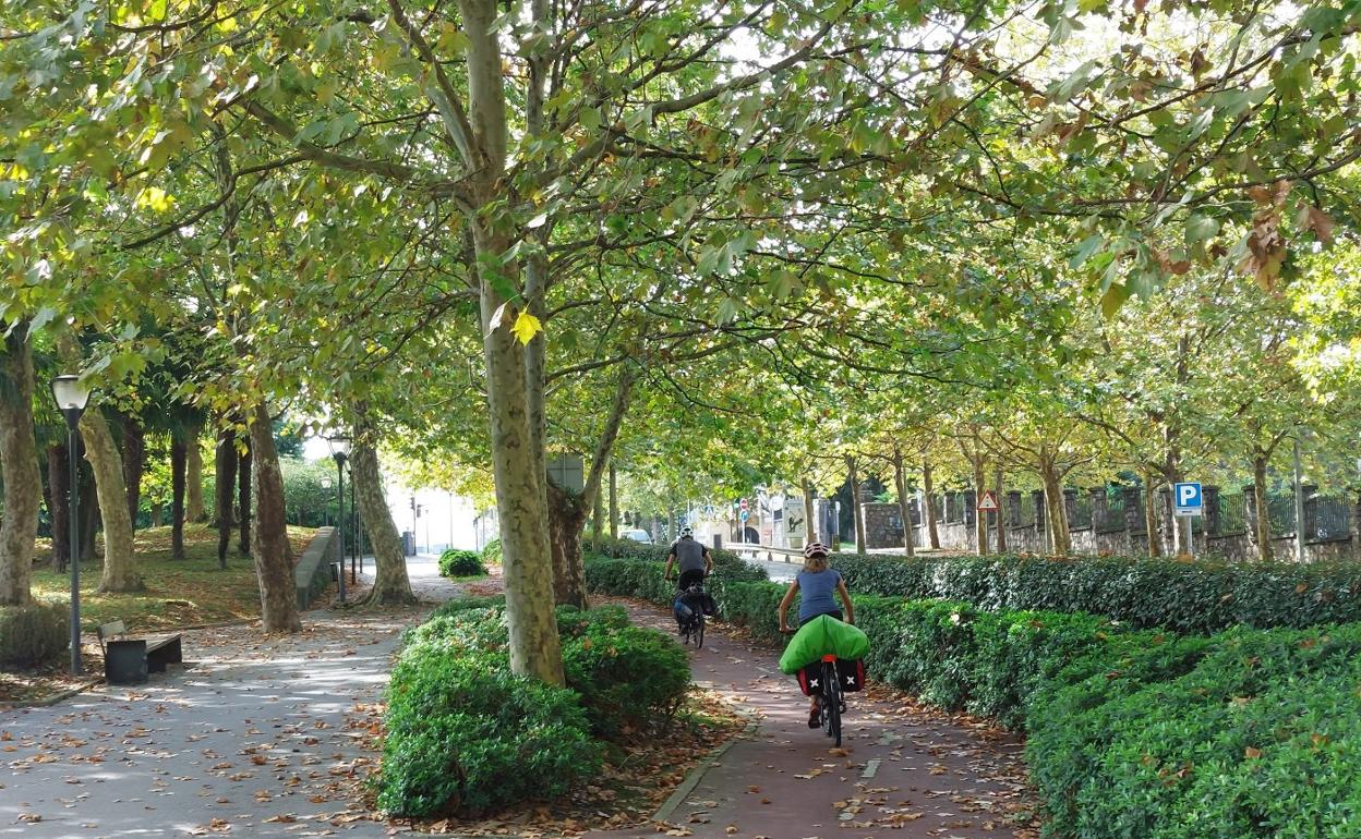 El Ayuntamiento ha licitado la mejora de varios tramos de bidegorri, entre otros, el de Alai Txoko. 