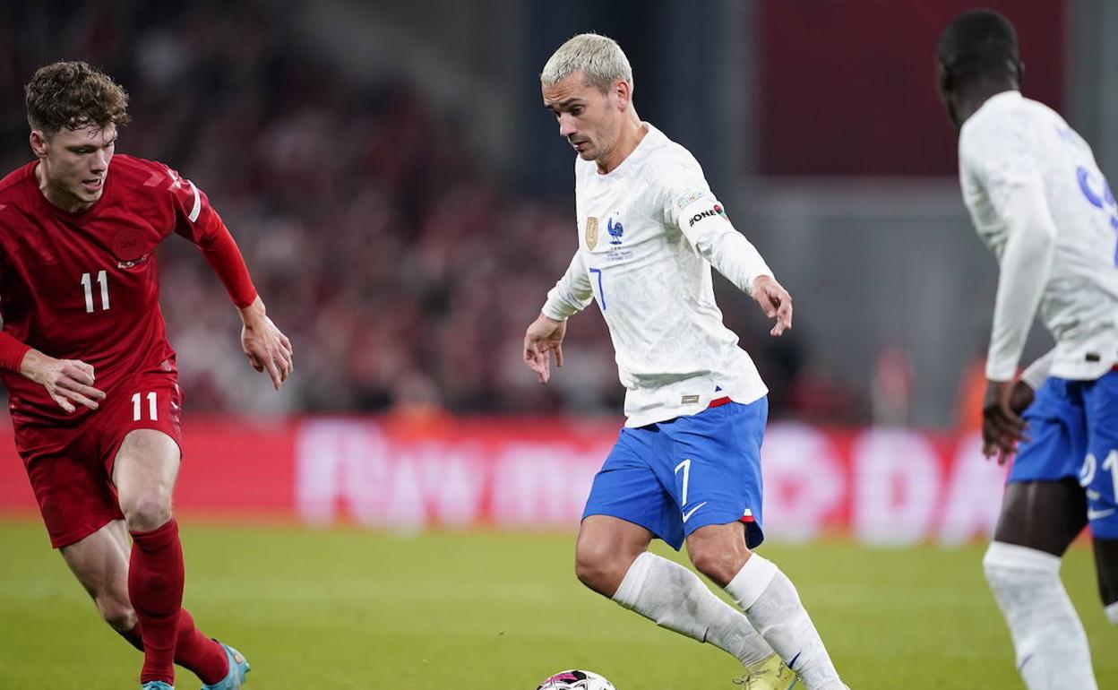 Griezmann, con la selección francesa.