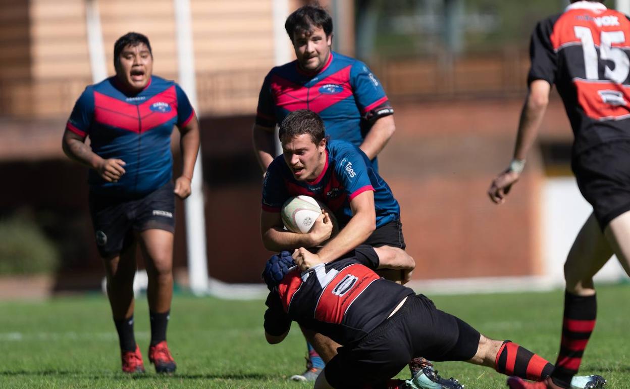 Los eibarreses se enfrentaron a un sólido rival.