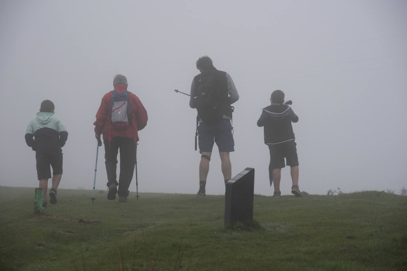 Fotos: Éxito en la salida a Oianleku de Mendira