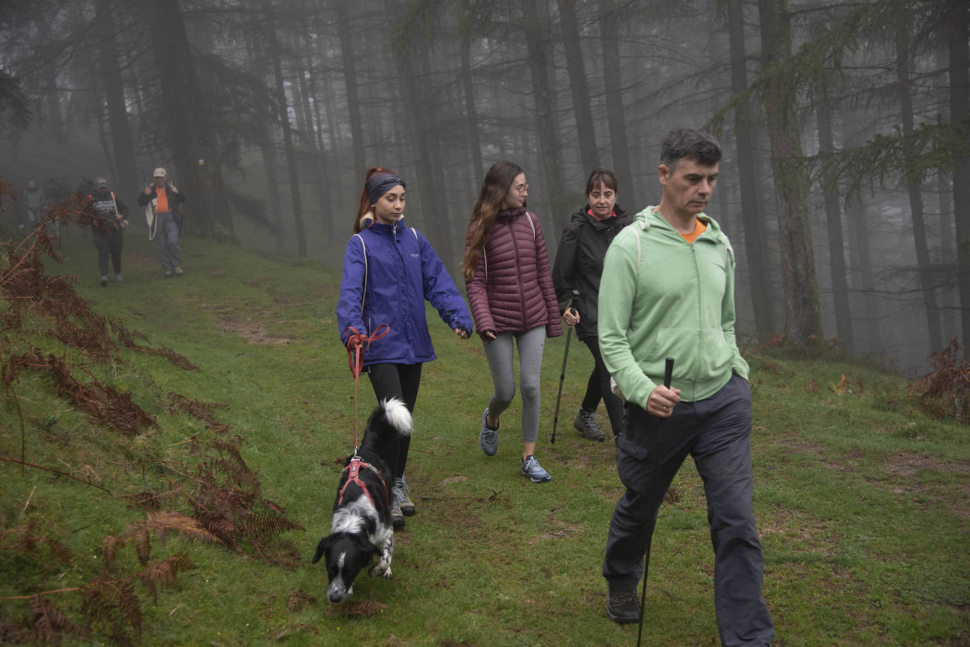 Fotos: Éxito en la salida a Oianleku de Mendira
