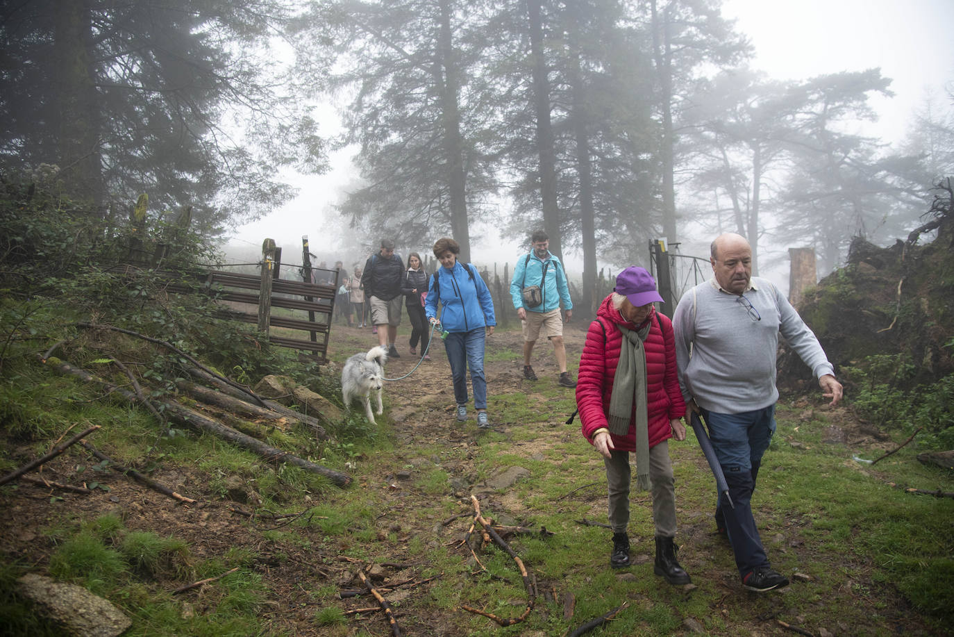 Fotos: Éxito en la salida a Oianleku de Mendira