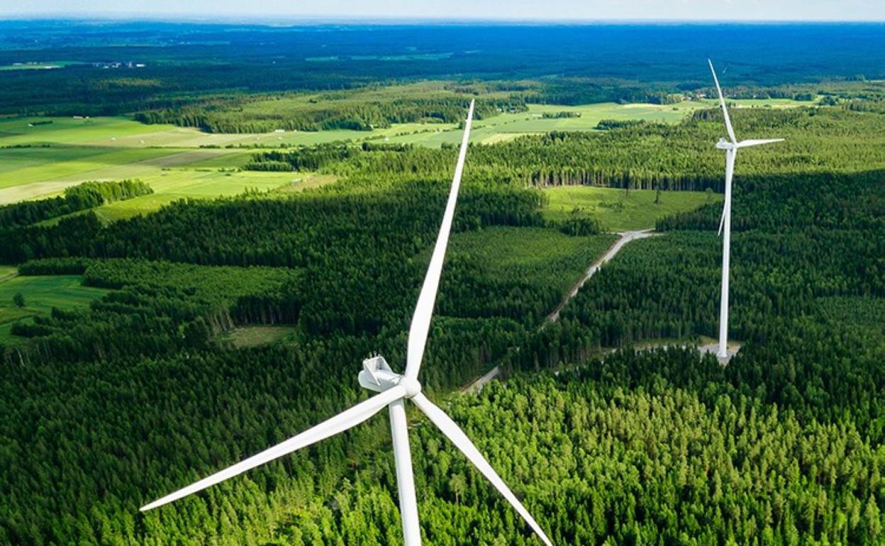 Molinos eólicos producidos por Statkraft.