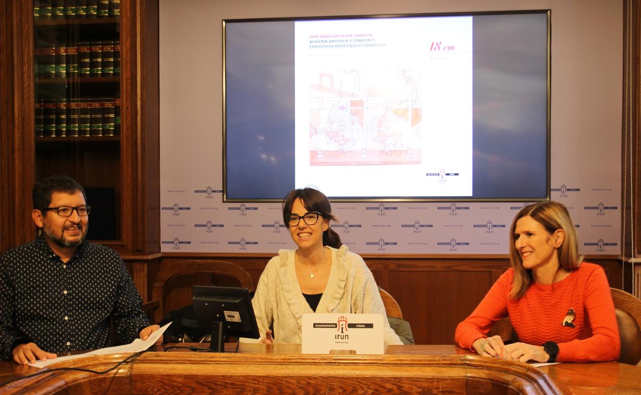 Ricardo Catalán, Juncal Eizaguirre y Ana Zubikoa han presentado el 18 cm de 2022.