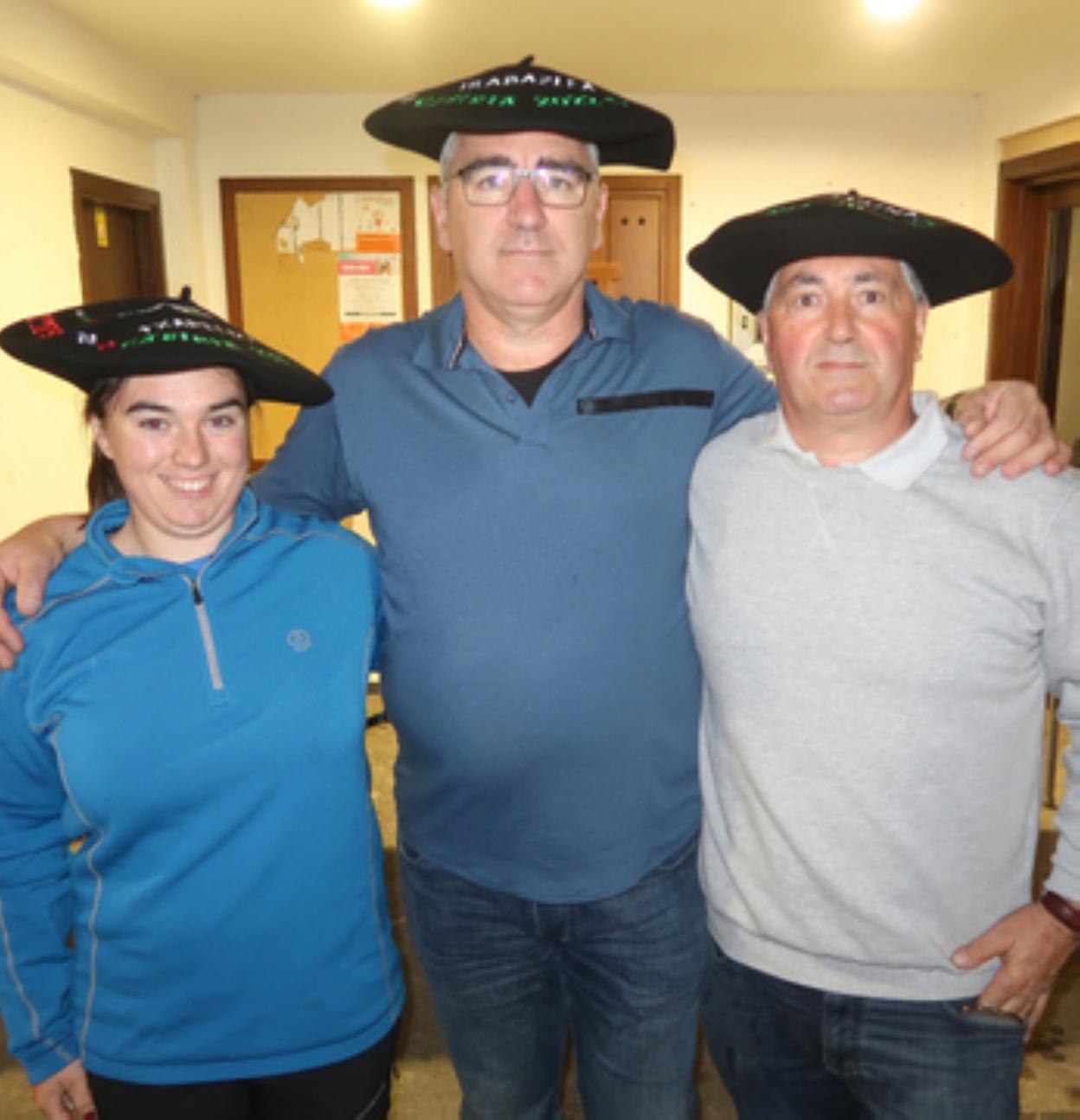 Naiara Peñagarikano, Joxean Ormazabal eta Iñaki Maiz. 