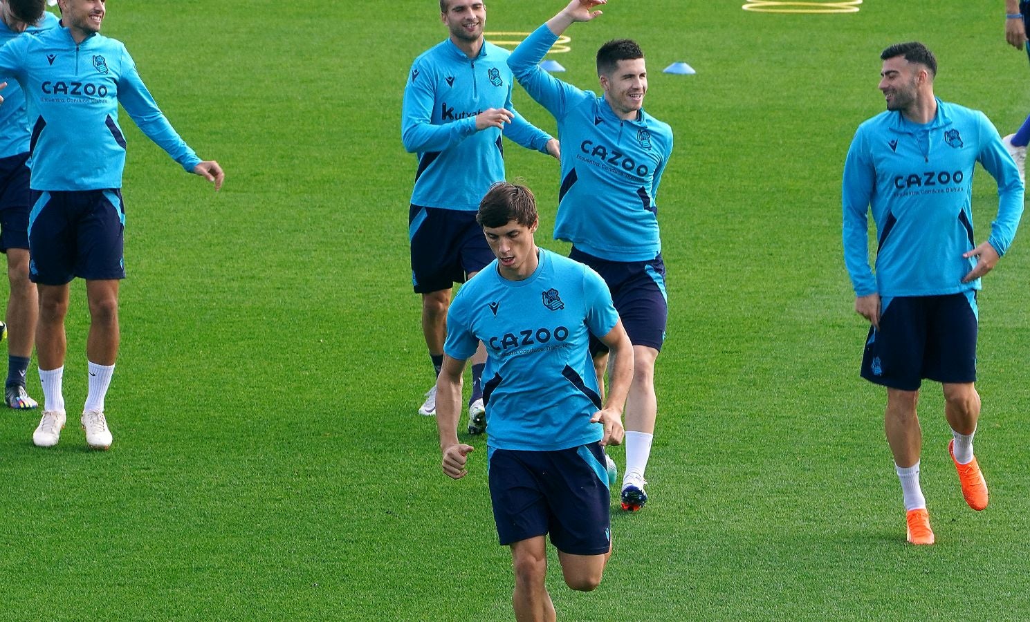 Fotos: Entrenamiento en Zubieta antes de recibir al Sheriff