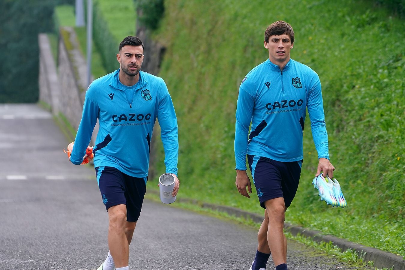 Fotos: Entrenamiento en Zubieta antes de recibir al Sheriff