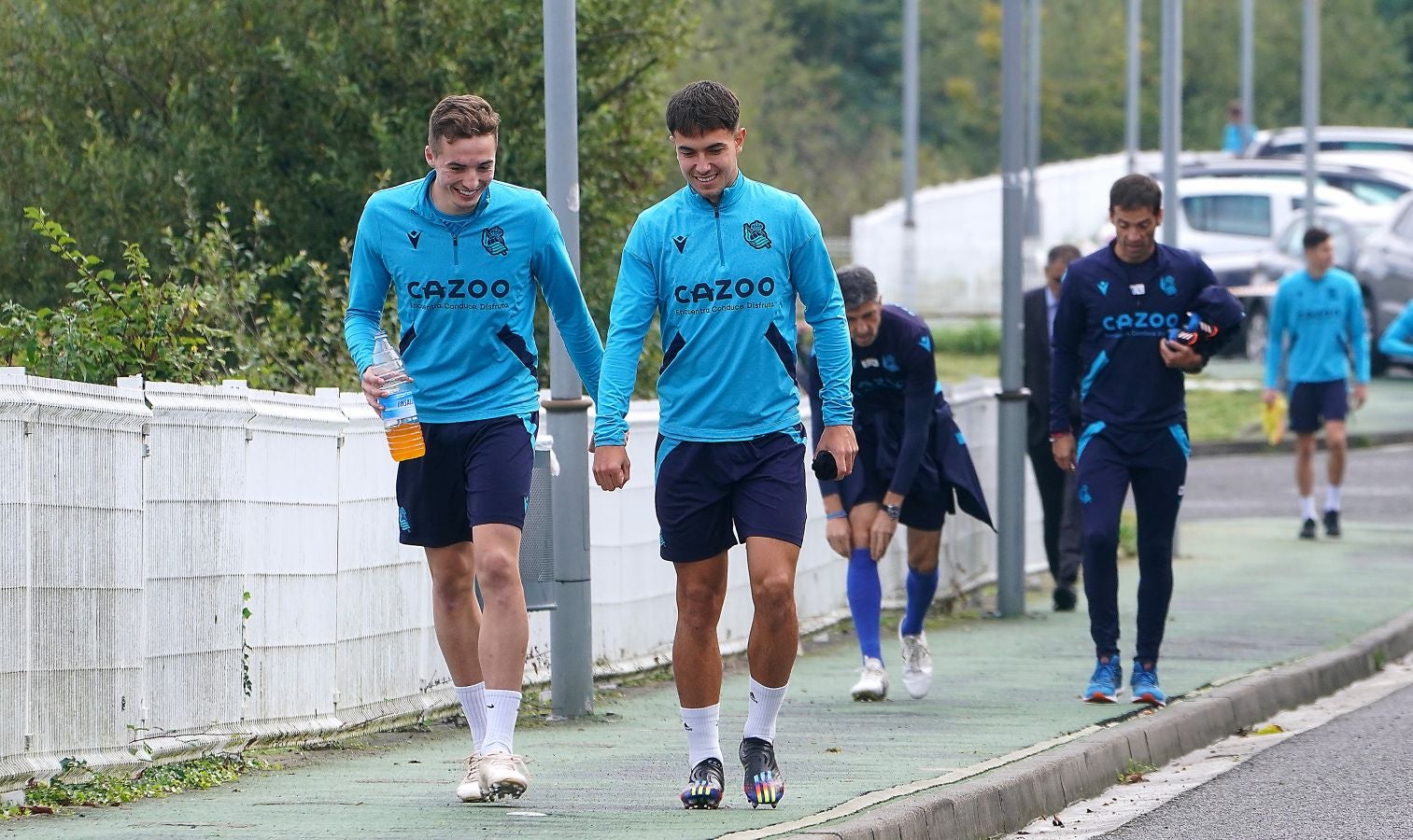 Fotos: Entrenamiento en Zubieta antes de recibir al Sheriff