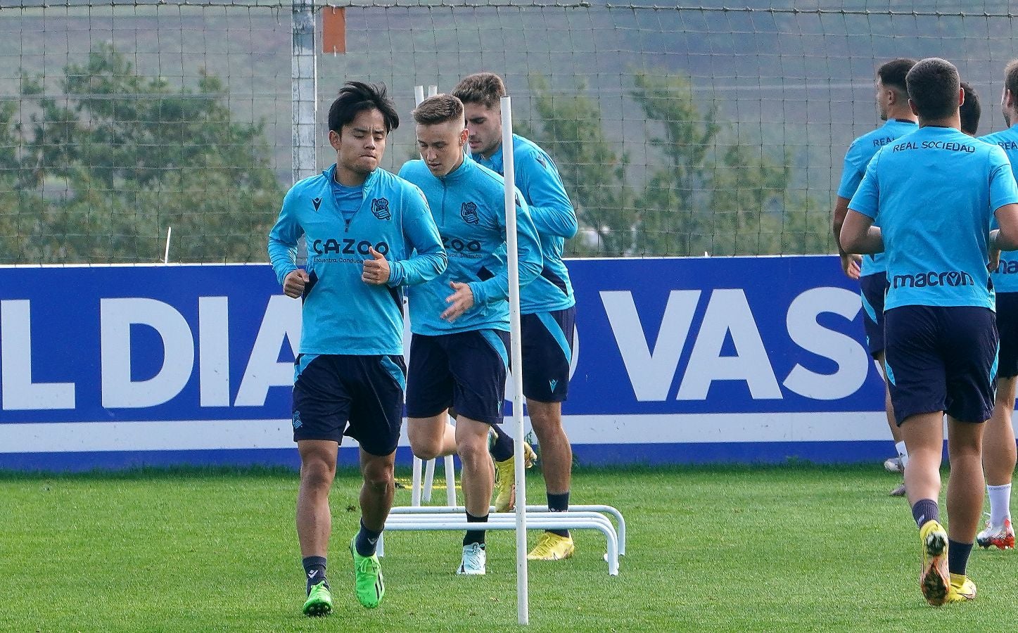 Fotos: Entrenamiento en Zubieta antes de recibir al Sheriff