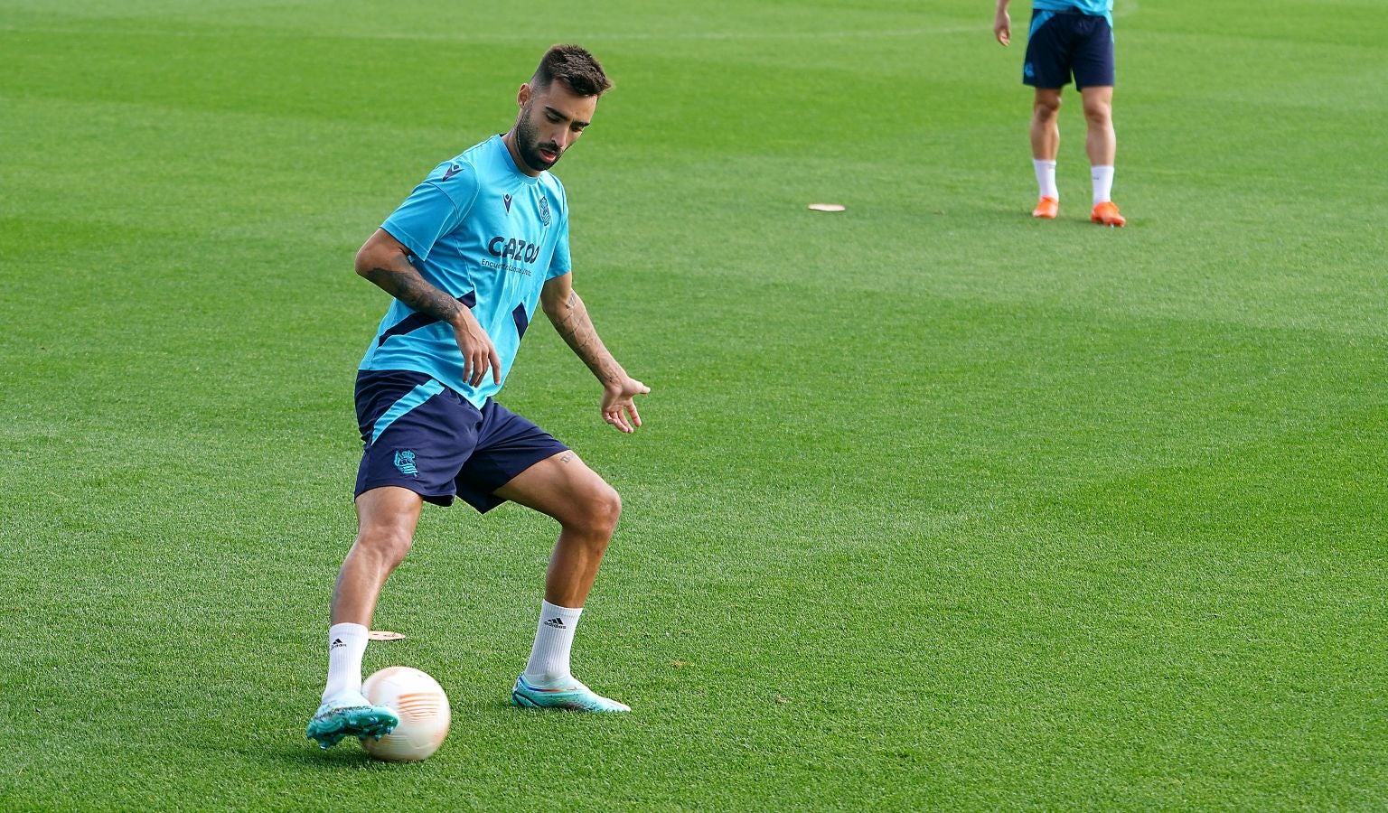Fotos: Entrenamiento en Zubieta antes de recibir al Sheriff