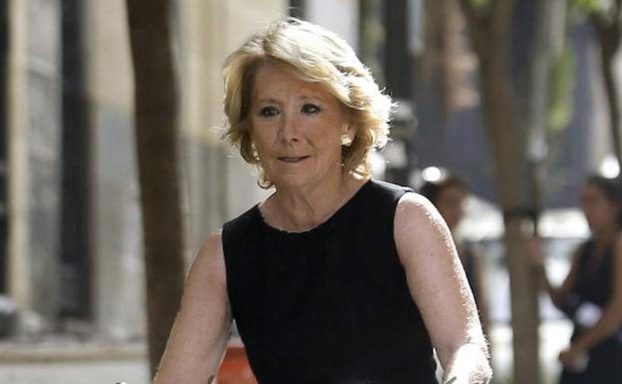 Esperanza Aguirre. 