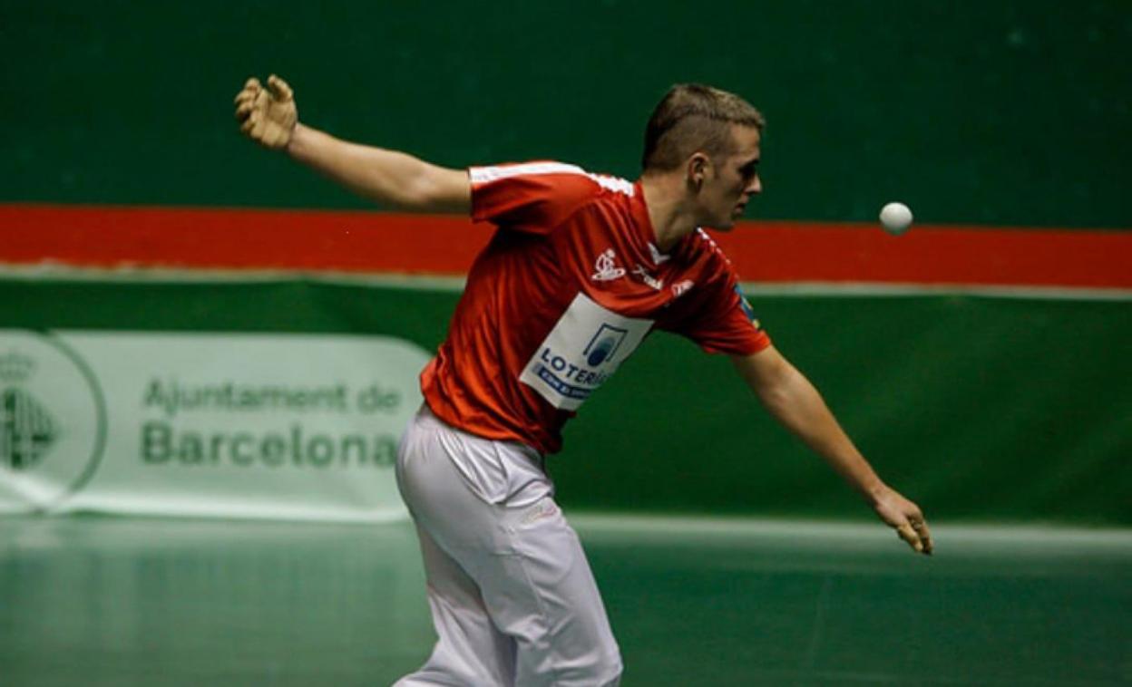 El villabonatarra Eneko Maiz estará en el Mundial de Pelota. 