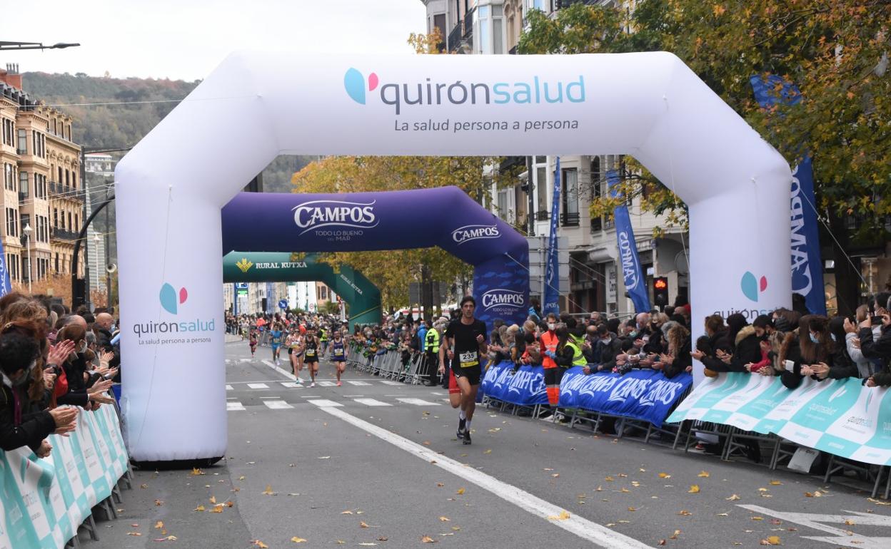 Imagen de archivo de una edición anterior de la Behobia-San Sebastián.