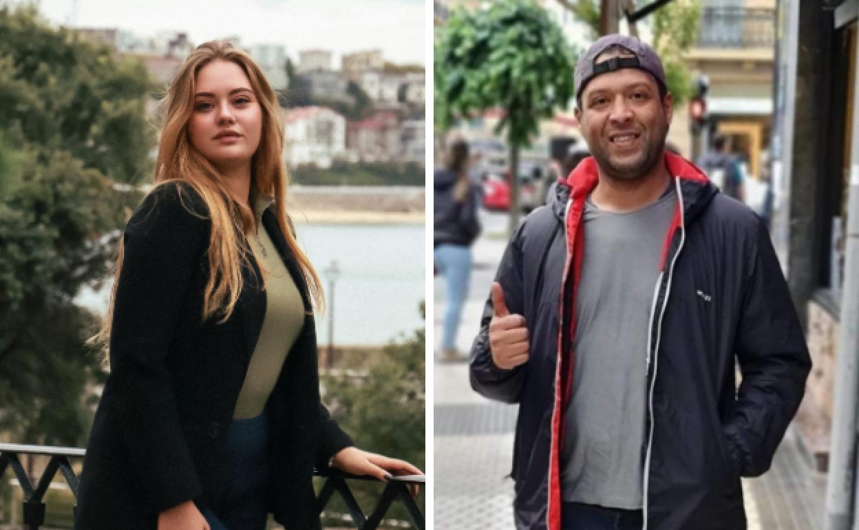 Anhelina Drozd y Hicham El Belghiti.