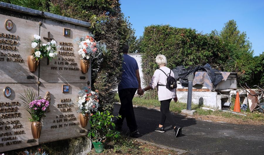 Fotos: Los cementerios se engalanan por Todos los Santos