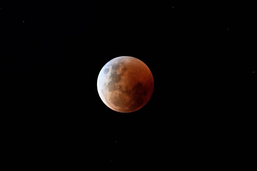 Fotos: Así se vio la luna de sangre