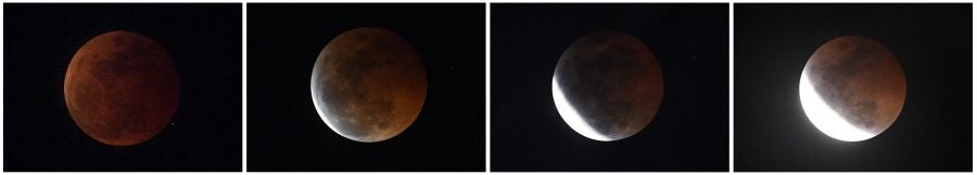 Fotos: Así se vio la luna de sangre