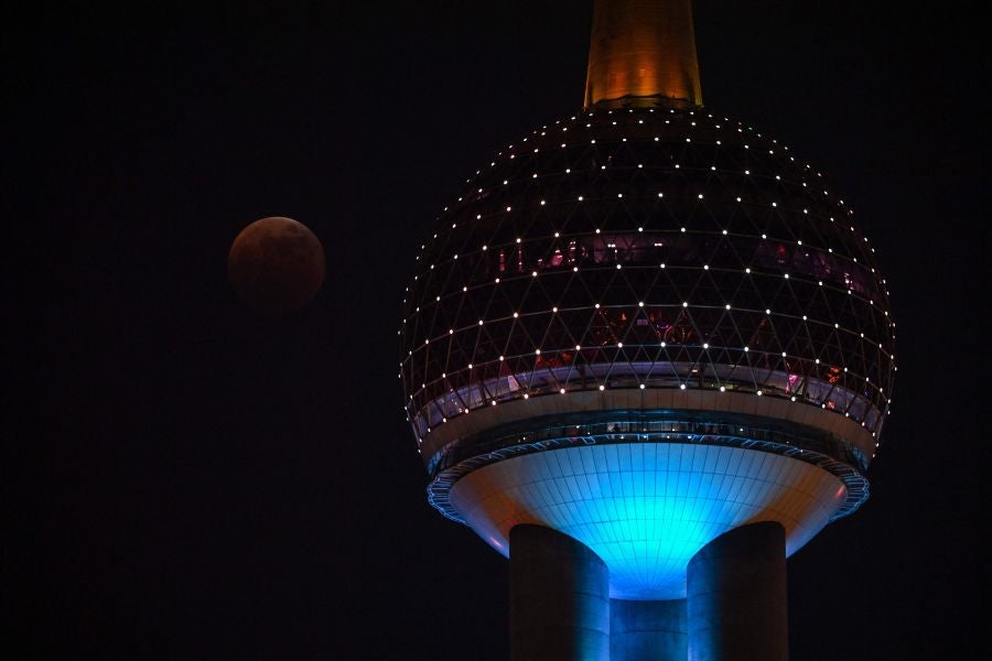 Fotos: Así se vio la luna de sangre