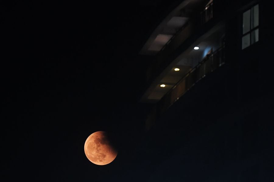 Fotos: Así se vio la luna de sangre