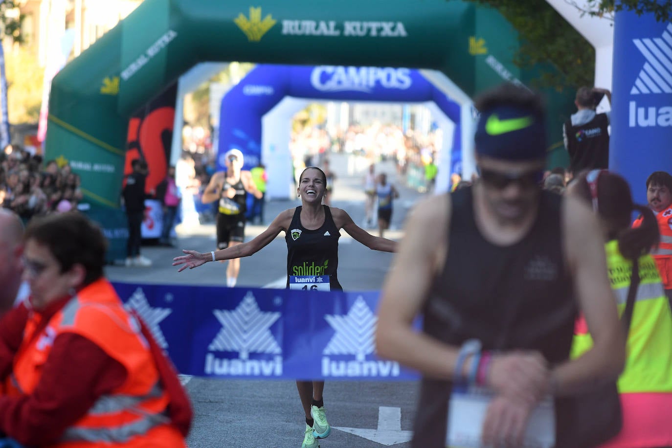 Fotos: Llegada a meta de los corredores