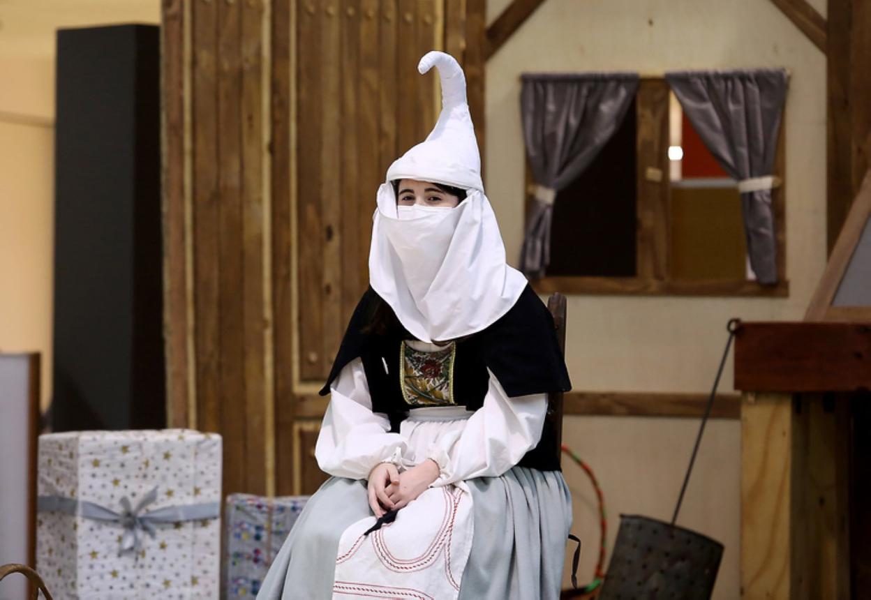 Mari Domingi estará en el caserío Añabitarte desde el sábado. 