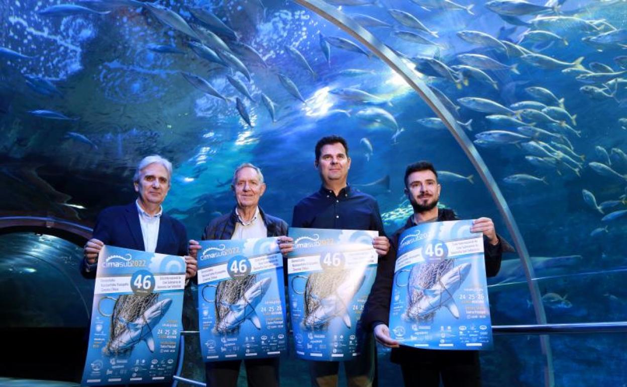 Presentación del Ciclo Internacional de Cine Submarino de Donostia-San Sebastián.