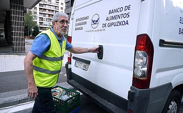 Imagen principal - La lista de la compra de Josetxo para el Banco de Alimentos