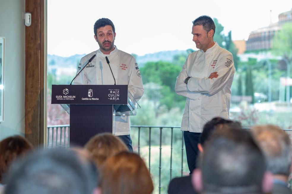 Iván Cerdeño y Fran Martínez, chefs anfitriones hoy en Toledo. 