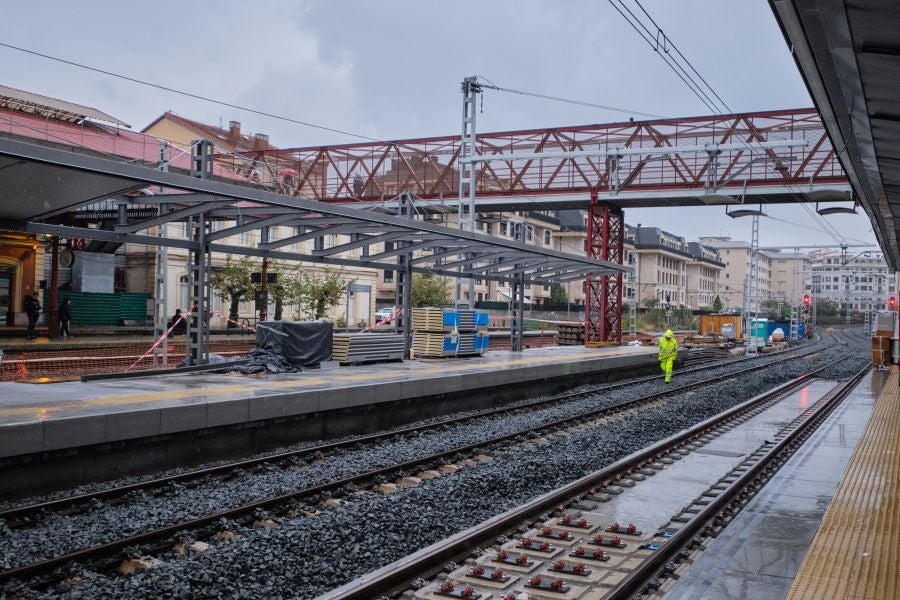 Fotos: Visita a la estación provisional de Atotxa