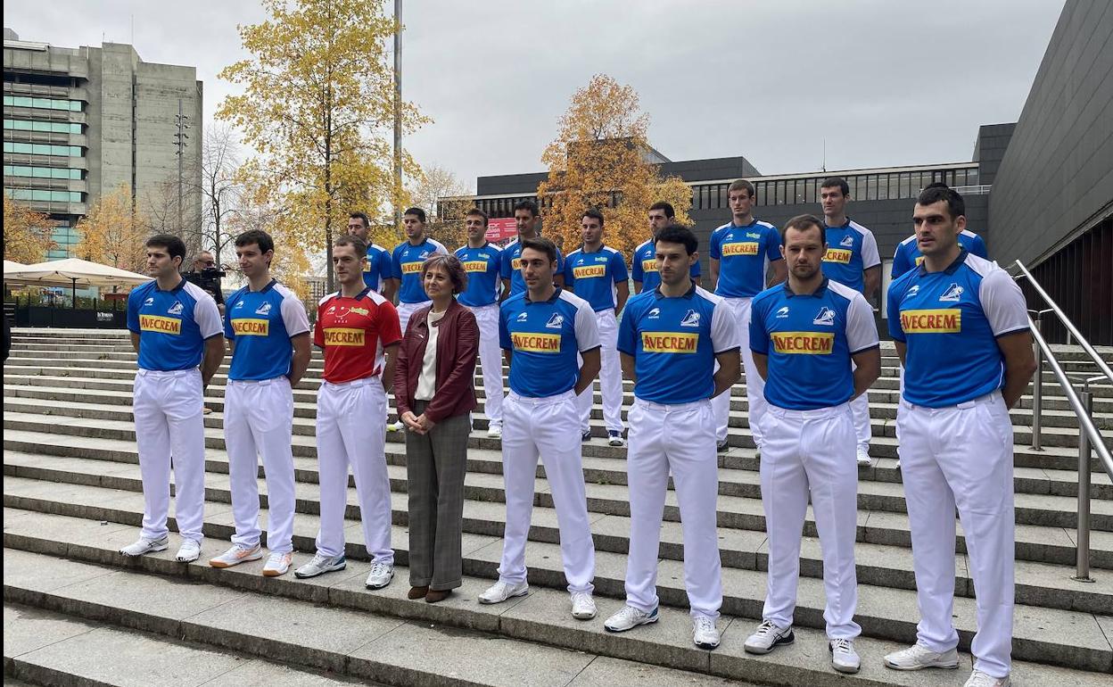 Presentación del Campeonato de Parejas en Pamplona. 