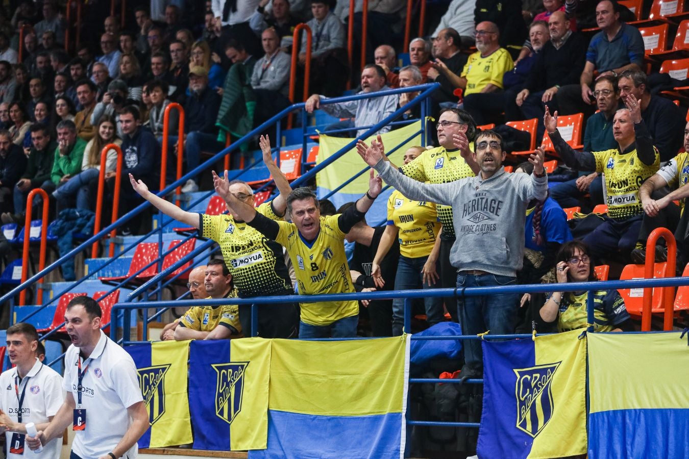 Fotos: El Bidasoa Irun reacciona tras el descanso y derrota al Motor Zaporozhye