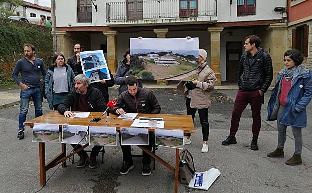 Rueda de prensa en la que se ha informado sobre la demanda contra el Ayuntamiento.