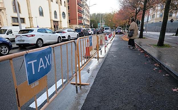 Sin taxis en la nueva parada de Duque de Mandas