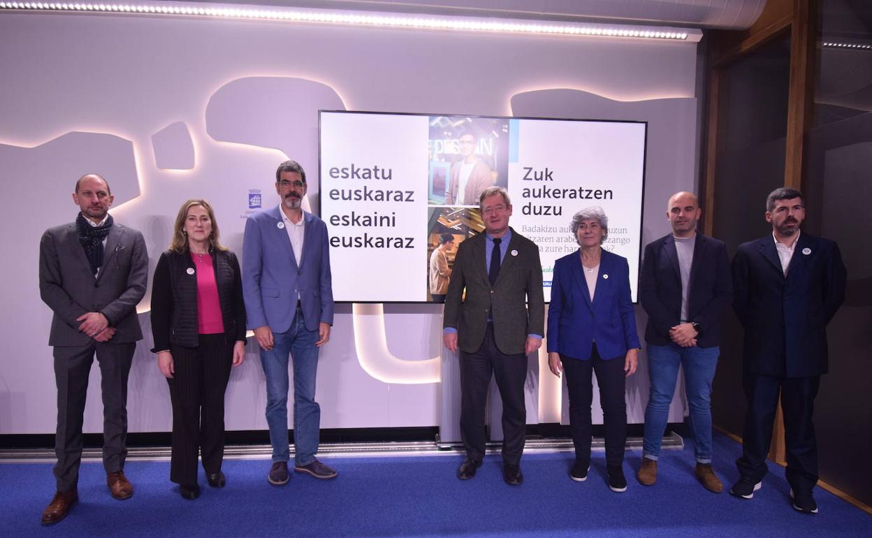 La campaña se ha presentado este jueves en Donostia. 