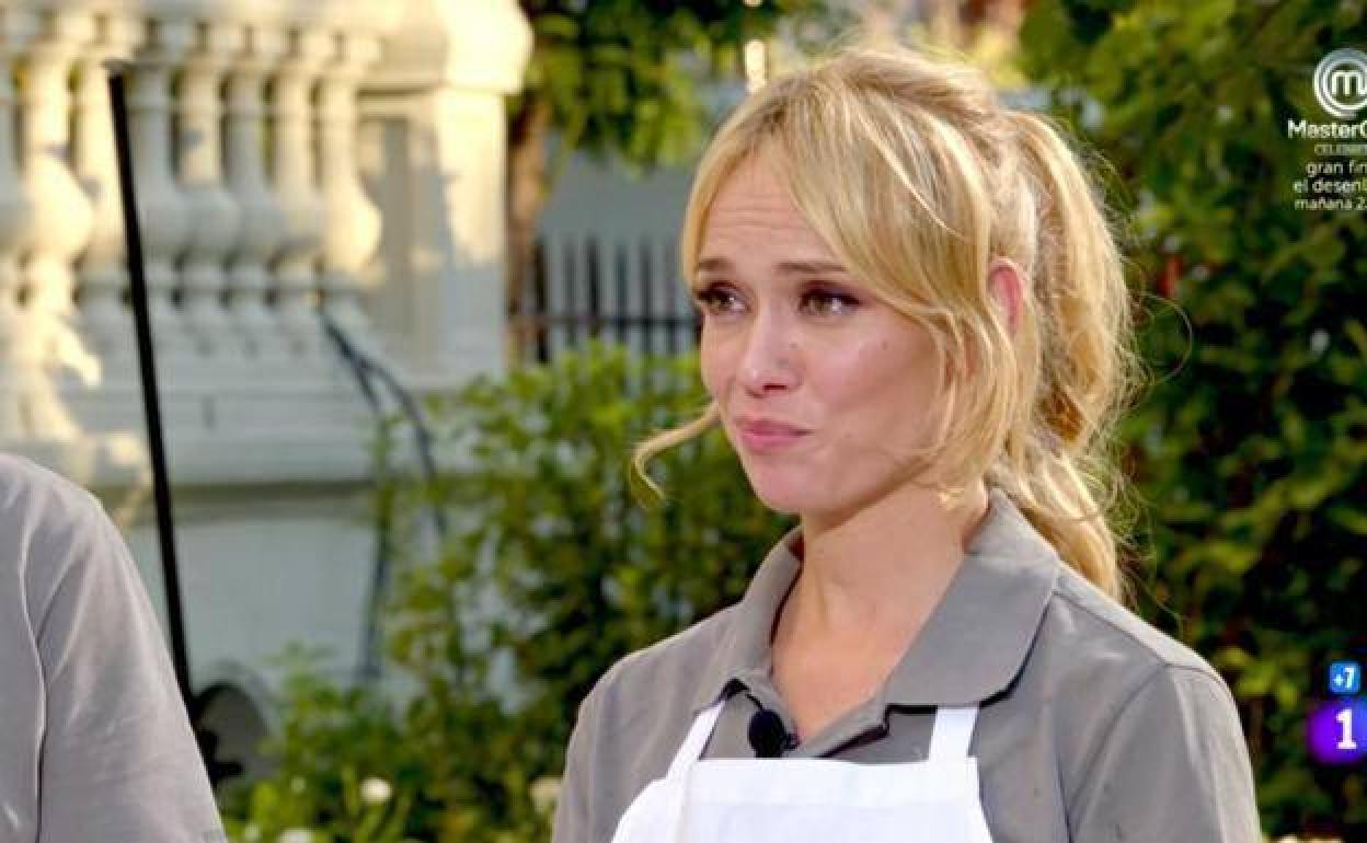 Patricia Conde durante su última prueba en 'MasterChef'