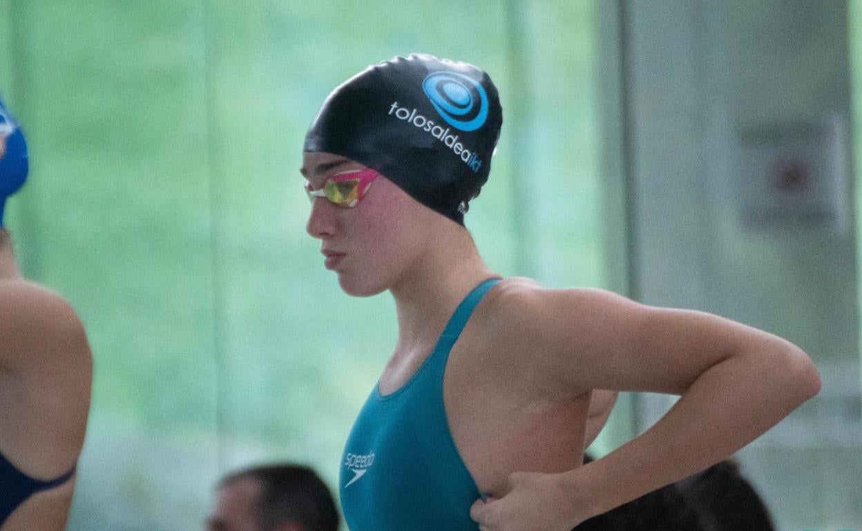 Nahia Garrido se dispone a disputar una prueba en una imagen de archivo. 