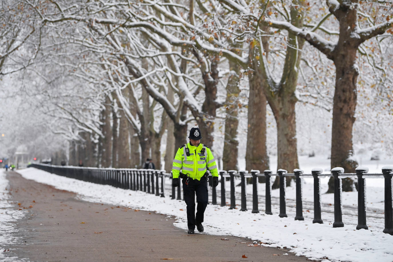 Fotos: Espectacular nevada en Londres