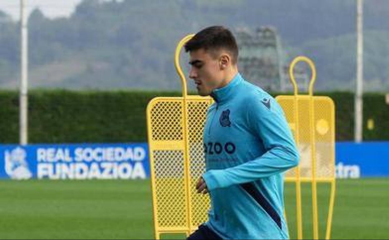 Barrenetxea se ejercitó en Tajonar