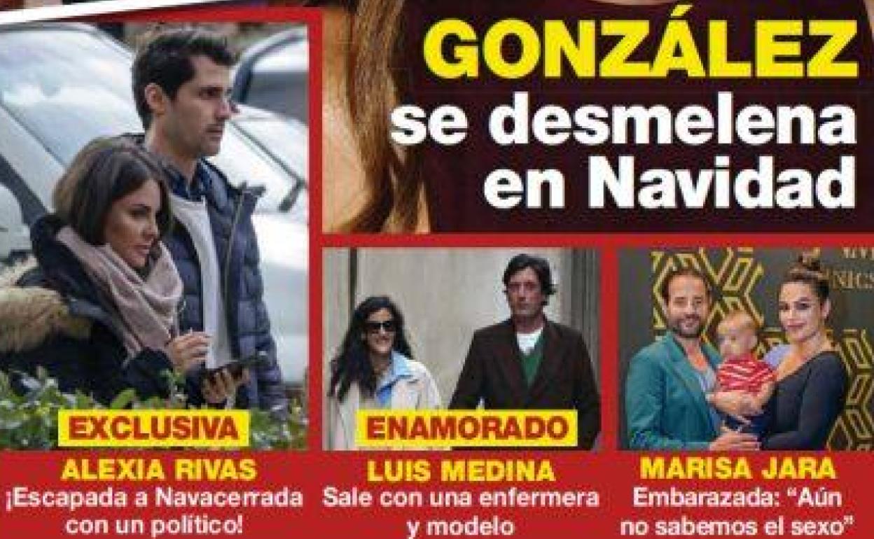 Mikel Lezama y Alexia Rivas, en la portada de 'Diez Minutos'. 