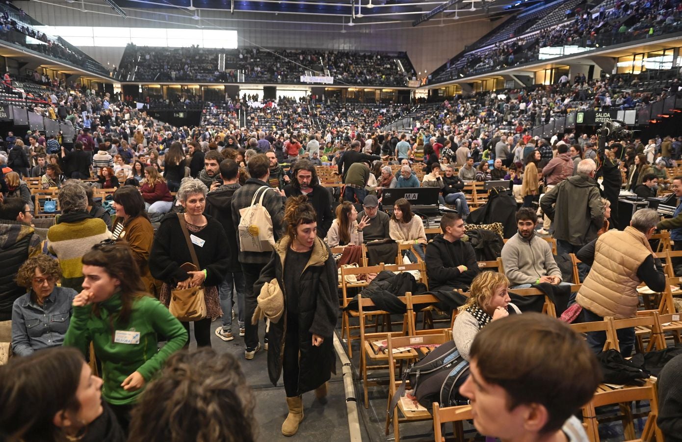 Fotos: Giro bikaina Nafarroa Arenan