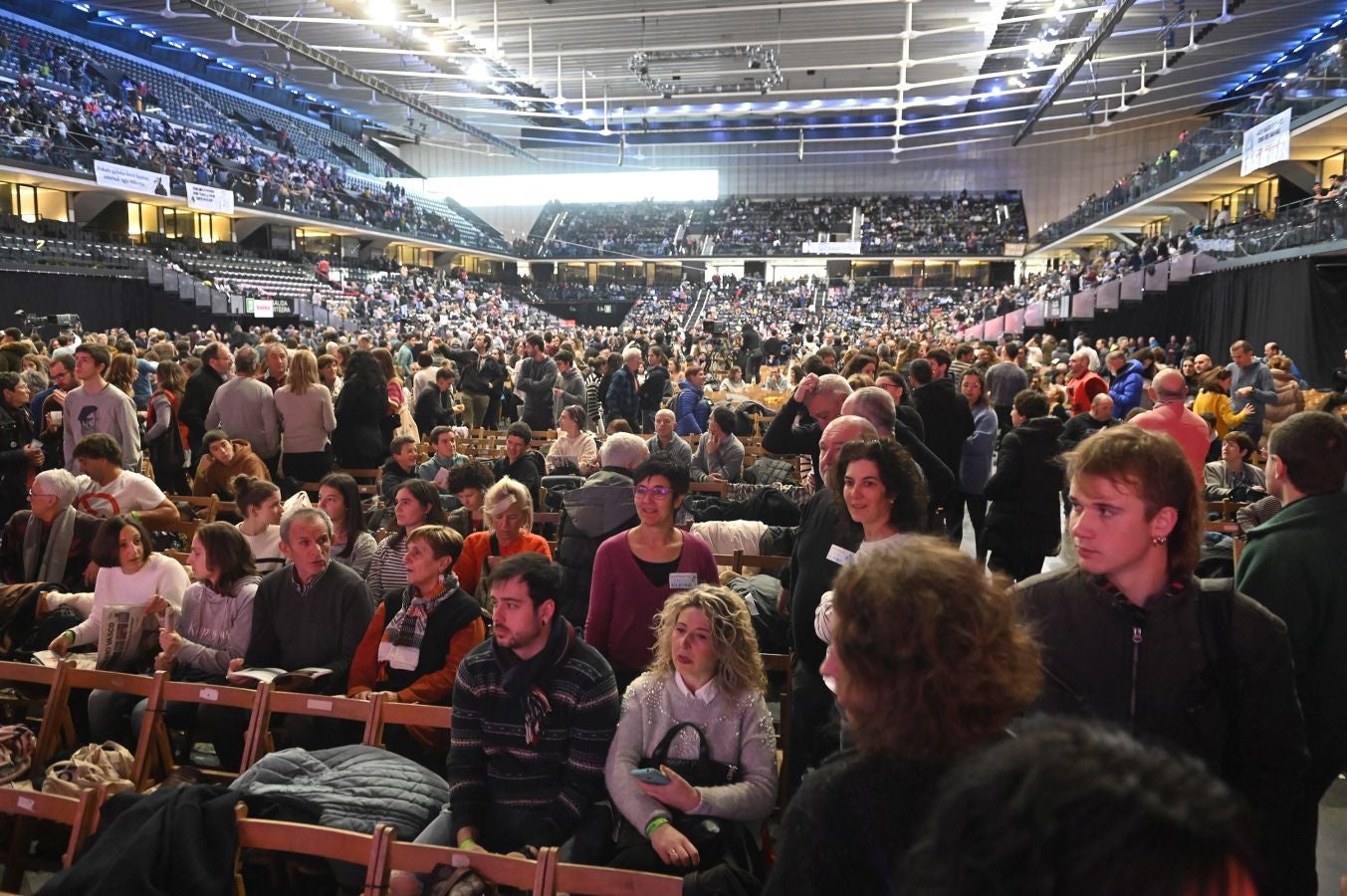 Fotos: Giro bikaina Nafarroa Arenan