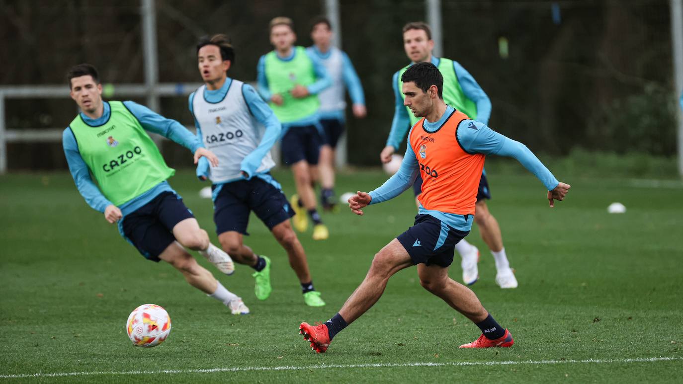 Fotos: Las mejores imágenes del entrenamiento de la Real Sociedad