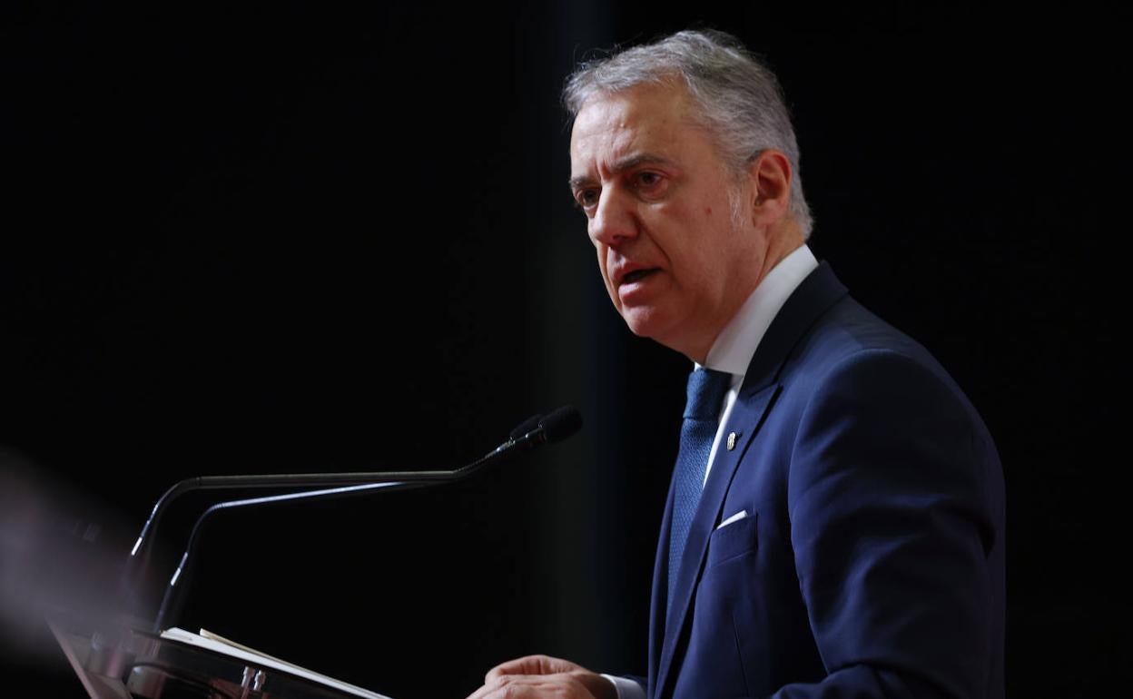 El lehendakari Iñigo Urkullu, en una comparecencia reciente.