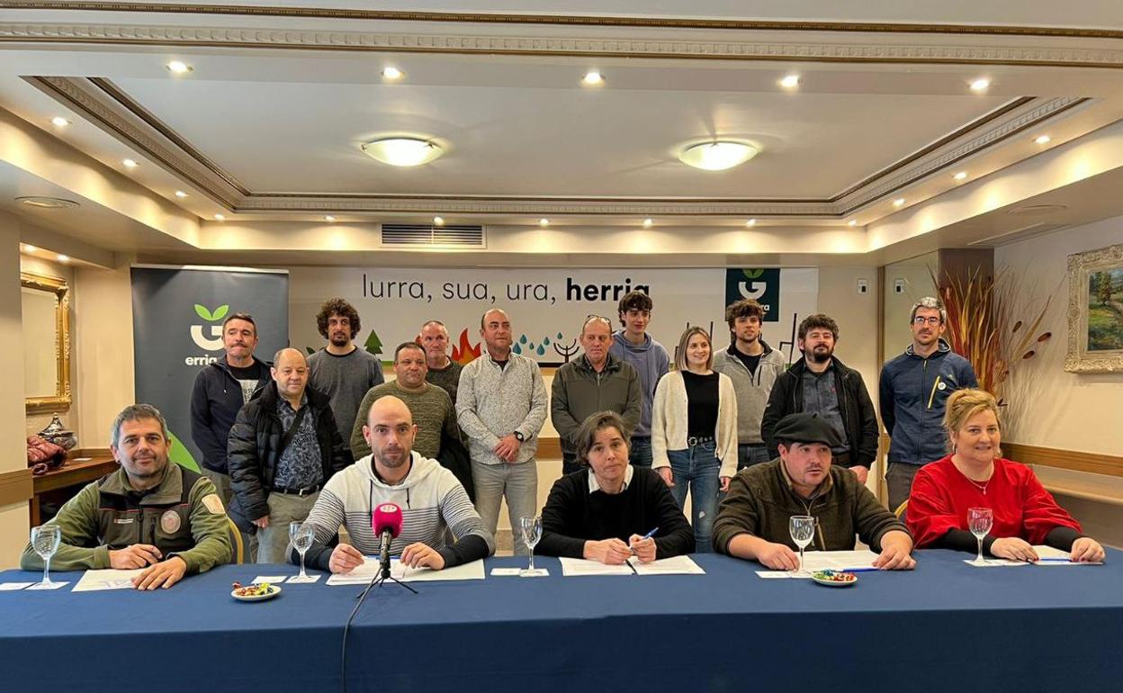 Iruñean egin dute agerraldia.