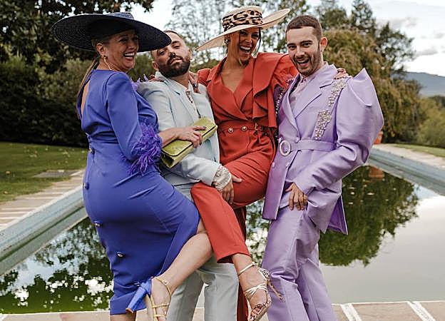 Los invitados al enlace disfrutaron mucho de su gran día.