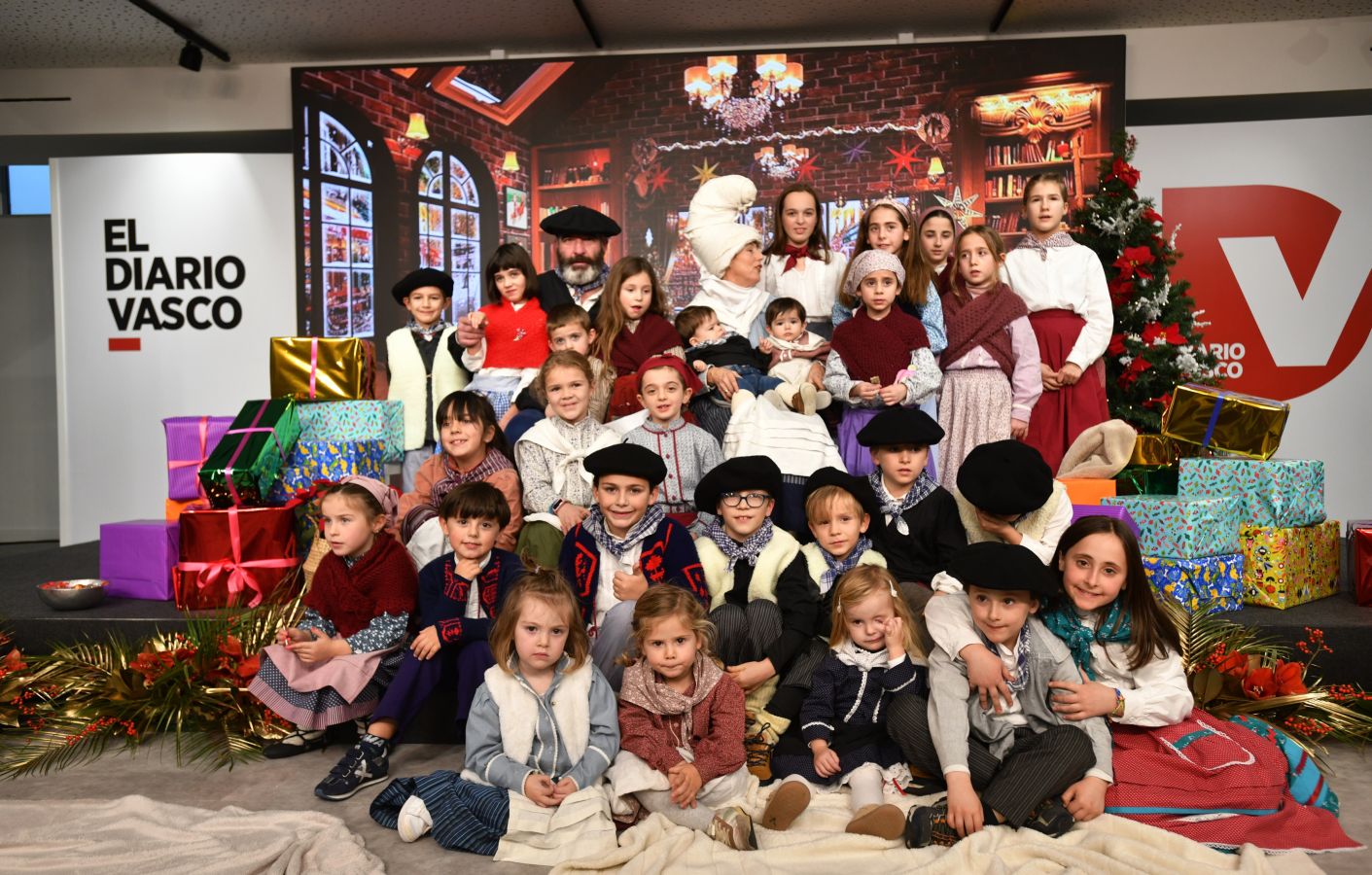 Fotos: Olentzero eta Mari Domingi, El Diario Vasco-n